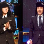 같은 <b>모자</b> 다른 느낌의 연예인들