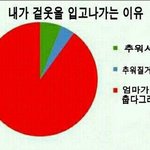 내가 겨울에 <b>겉옷</b>을 입고 나가는 이유