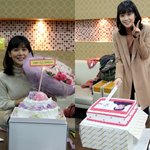 함박 웃음 짓는 이보영 조공인증샷ㅎㅎ