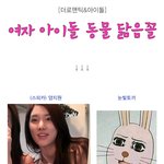 여자아이돌 동물 닮은꼴.有 (<b>싱크</b>100)