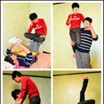 남자 둘이서 요즘 유행 하는 자세 해봄 ㅋㅋㅋㅋㅋ