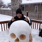 눈사람 <b>유물</b> 캤다
