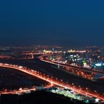 구미 <b>낙동강</b>과 옥계동-산호대교 야경