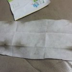 [고발]오헬스 구강티슈에서 검정 때국물이 나왔네요.ㅠㅠ