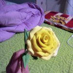 졸업선물로 직접만든 찰흙<b>장미</b>