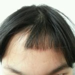 탄머리제거하기