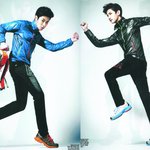 동방신기 <b>비상구</b> 포즈 화보  아웃도어도 하이패션으로~ㅋㅋ