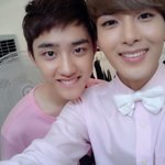 경수 려욱 <b>투샷</b>(부제:려욱 경수랑 같이 있으니까 오징어)