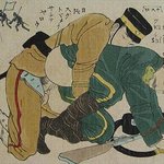 러일전쟁 당시 <b>열도</b>의 전쟁 승리기원 그림