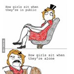 애인이 <b>곁</b>에 있을 <b>때</b> vs <b>곁</b>에 없을 <b>때</b> 여성의 자세차이