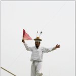 김대균의 줄타기<b>묘기</b> 장면