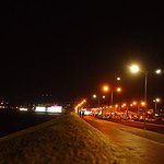 아름다운 제주항 야경과 제주<b>시내</b> 시가지