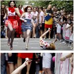 <b>외국</b>녀의 하이힐 운동회