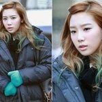 태연은 초록을 좋아해?? 봄맞이 패션 쫌 대박인 듯??