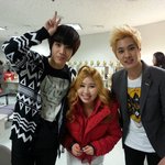 엠블랙 트로트 가수 <b>리라</b> 와 대기실