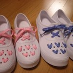 <b>실내</b>화에 운동화끈으로 하트를// _//(+만드는법추가)