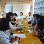 마을문고 개선을 위한 <b>주민</b>들의 회의