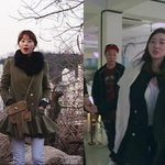 모델 기럭지 한지혜<b>vs</b>진짜 모델 장윤주가 같은 옷 입으면??
