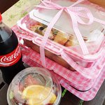 남자친구의 3단 도시락.. 아기자기하니 이뻐욧..