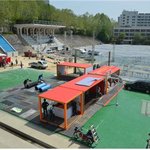 홍대 운동장에 지금 놀이터랑 트램폴린이 생겼어요^^