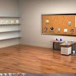 저도 회사 컴퓨터 최신유행 <b>바탕</b>화면 해봤어요