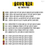 솔로부대<b>계급</b>표