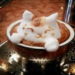 겁나 예쁜 <b>입체적</b>인 3d 라떼아트