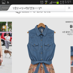 <b>데님</b>꽃원피스 둘중뭐가낫나요??