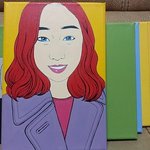 팝아트초상화, 핸드메이드 팔찌(그리기,만들기로 힐링하는 여자)