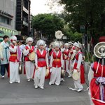 인사동에서 연희단 팔<b>산대</b>의 풍물거리공연 보고 와써요ㅋㅋ