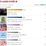 엑소 <b>한터</b> 연간 앨범판매량 5위까지 뛰어오름