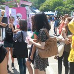 숙명여대에 나타난 미쟝센 헤어메이크오버 체험 이벤트~~!!