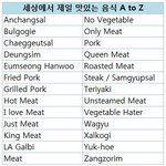 세상에서 제일 맛있는 음식 a <b>to</b> z