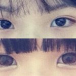 중3 눈화장 <b>전후</b>