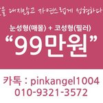 <b>눈코</b>성형비용 99만원이면 저렴한가요?
