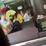 롯데월드 무개념 노란<b>부채</b>커플(사진 ㅇ)