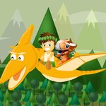 공룡 애니메이션을 제작해 보았습니다