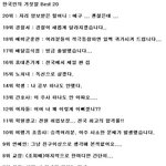 한국인 거짓말 <b>best</b> 20