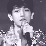 [EXO] 오늘은 노란수건을 써볼까?.<b>gif</b>