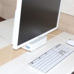 일체형<b>pc</b> 이번에 샀는데 올화이트라 넘 이뻐용 *ㅅ*