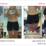 5kg] 두달반동안 홈트레이닝(식단+운동)으로 7kg 감량했어요 :<b>d</b>