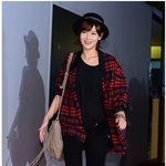 오연서, 블랙&amp;레드로 <b>매니</b>시한 가을패션