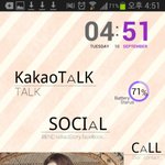 [카라] 구하라 여덕여덕!! ㅋㅋㅋ내가 만든 구하라 스마트폰 배경화면