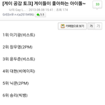 [EXO] <b>게이들</b>이좋아하는아이돌순위