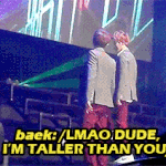 [EXO] <b>찬열</b>이보다 키가 크고 싶었던 백현잌