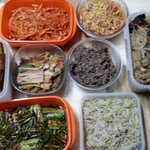 엄마가 싸다주신 값진 <b>반찬</b>들.