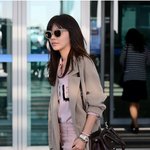 가을 여신 김아중! 살 더빠진 최근 공항 패션!!
