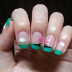 [네일아트] 또한번..중2의 네일아트!