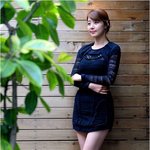 블랙 <b>원피스입</b>은 한지혜! 무보정 각선미 자랑 중인듯...