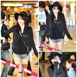 <b>쌩얼</b>로 공항 나온 강지영. 진짜 애기 피부같네